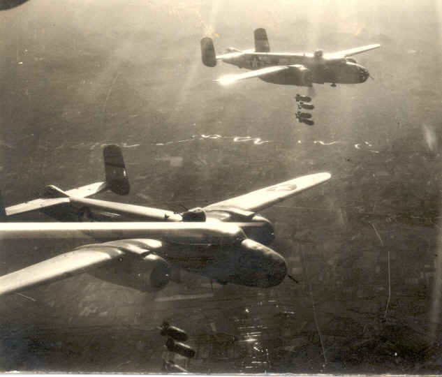 B-25 Over Sky